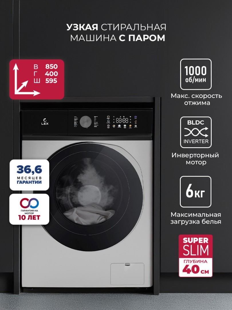 Отдельностоящая стиральная машина